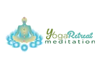yoga retreat meditation school logo